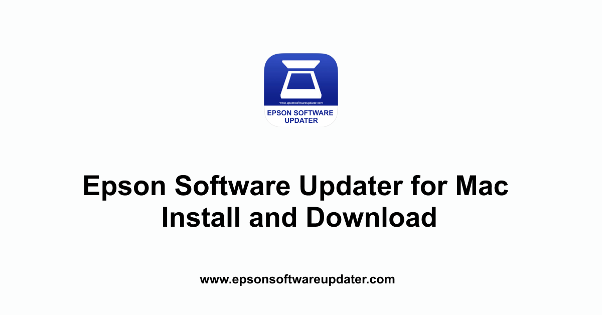 Epson Software Updater for Mac
